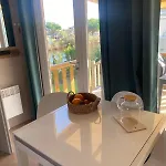 Lodge Mobilhome 8 Personnes Cosy Equipe Avec Vue Sur Bassin, Cap Ferret Lège-Cap-Ferret
