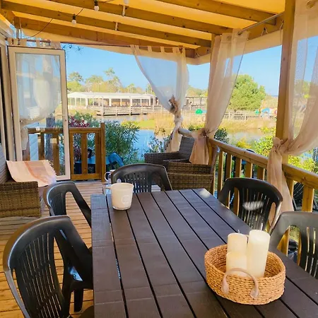 Mobilhome 8 Personnes Cosy équipé Avec Vue Sur Bassin, Cap Ferret
